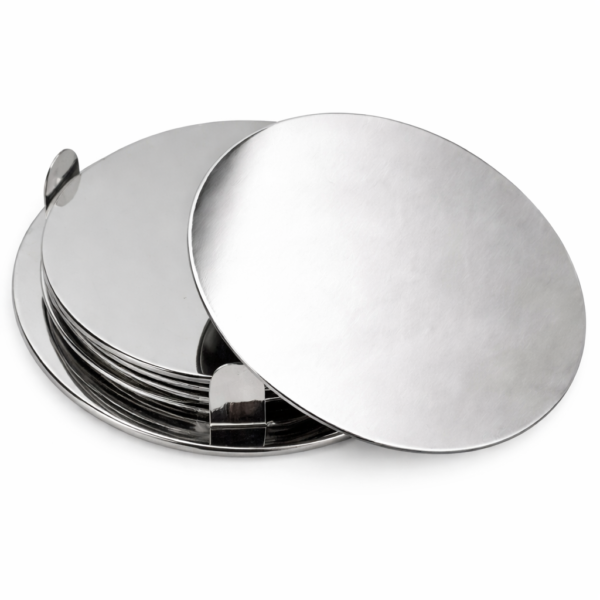 SS Silver Tea Coaster Set of 6