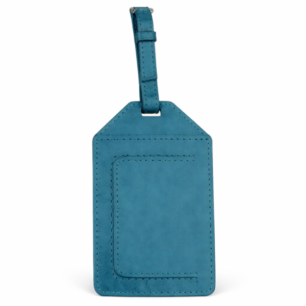 Elegant Teal Blue Travel Bag Identification Tag